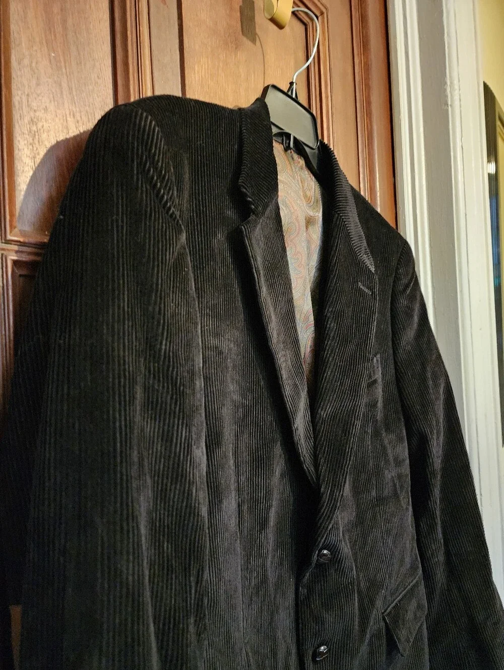 Ralph Lauren Dark Brown Corduroy Two-Button Sport Coat